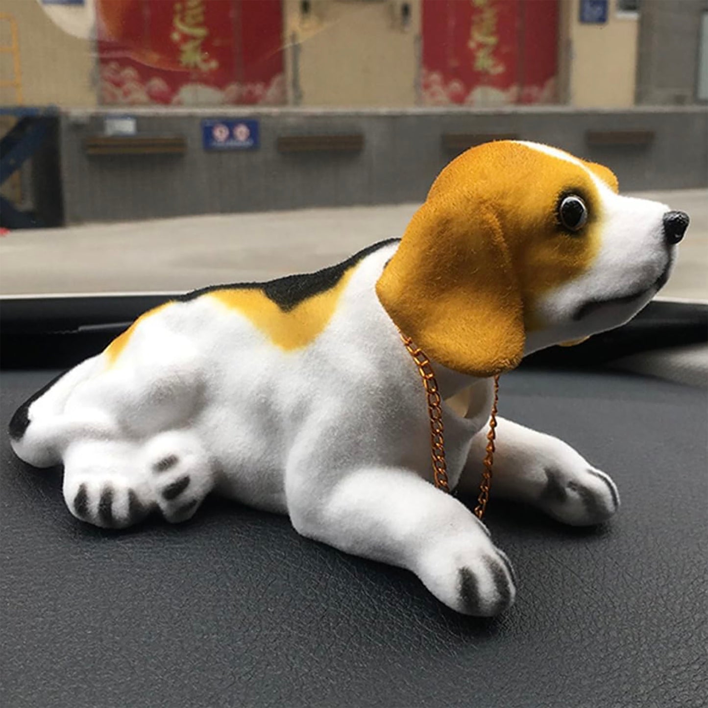 Bobble Head Beagle - Dashboard Accessory Dog