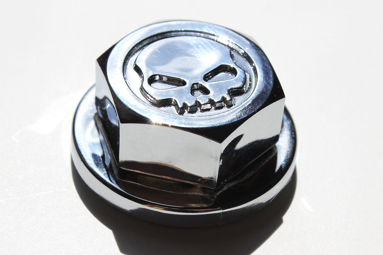 Bad Bolts Simulated Bolt Heads - Chrome Skull