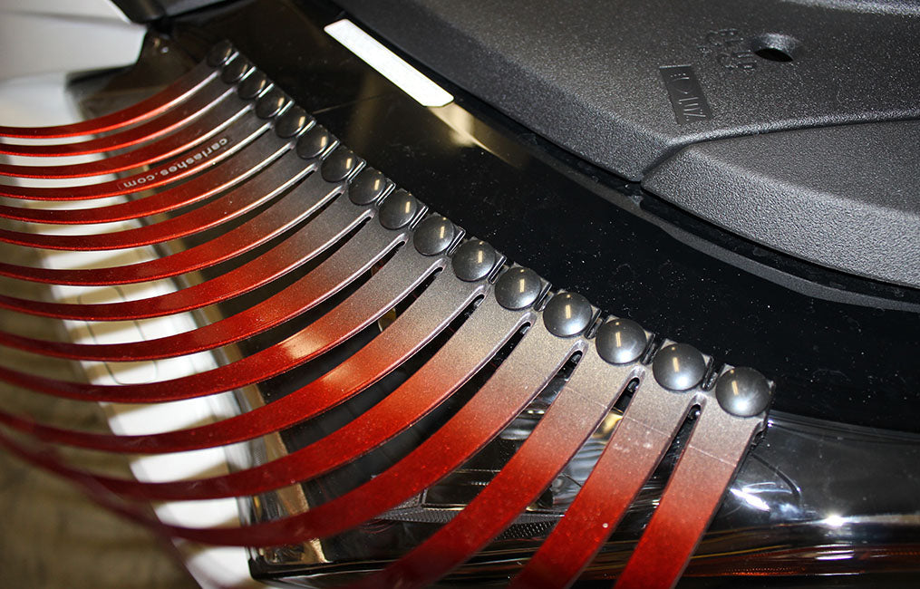 VW and MINI SNAP-ON CarLashes® JUST LASHES - Black or Pink or Chrome