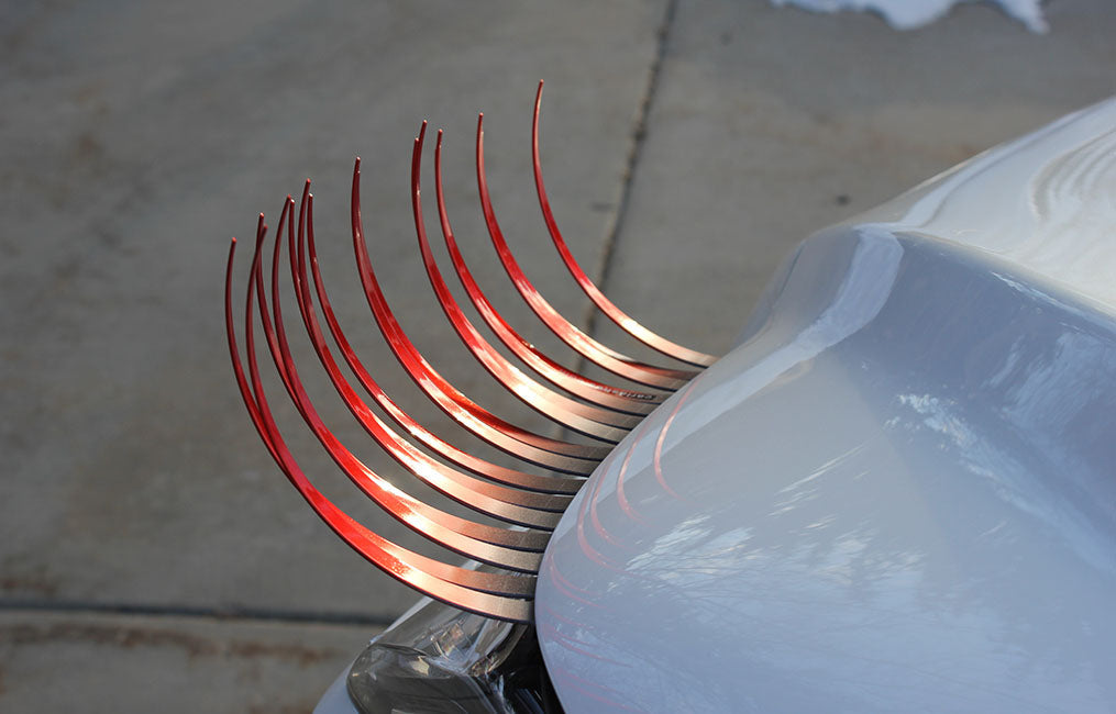 VW and MINI SNAP-ON CarLashes® JUST LASHES - Black or Pink or Chrome