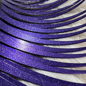 SOLID PURPLE SPARKLE CarLashes