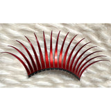 SOLID RED SPARKLE CarLashes