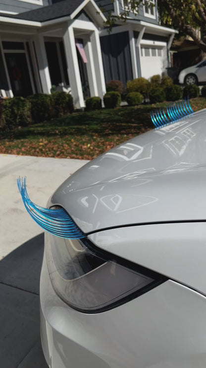 FULL BLUE SPARKLE CarLashes