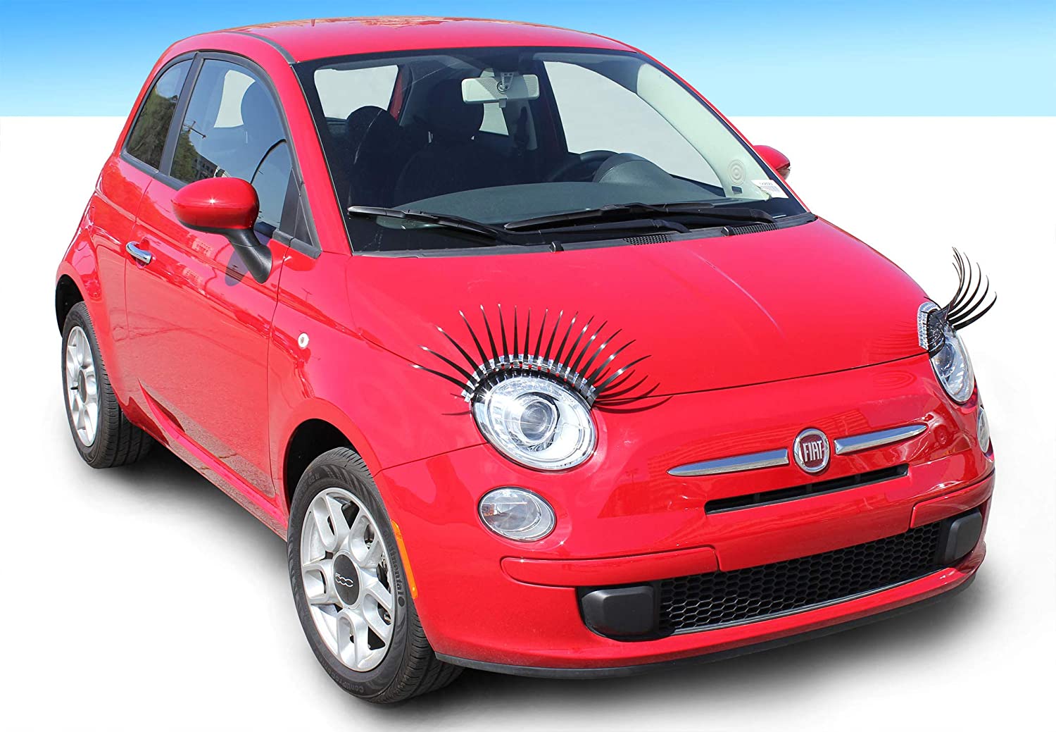 Hot Diva lashes :D cute  Fiat 500, Autos, Motorrad shop