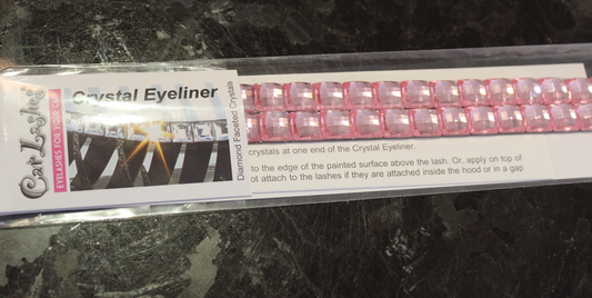 RHINESTONE Diamond Crystal PINK Eyeliner