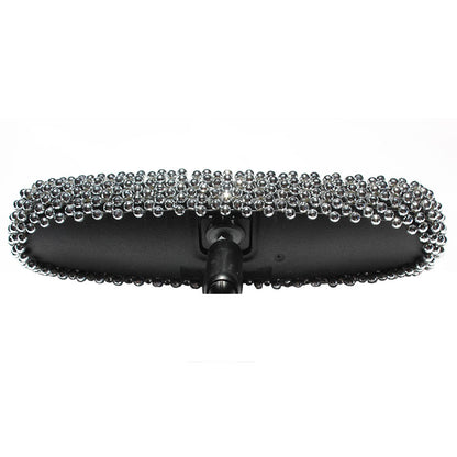 Bling Chrome Faceted Rear View Mirror Cover