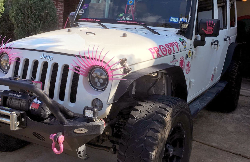 CarLashes headlight eyelashes for your car