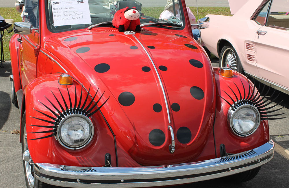 for Beetle (2012-present) - Classic Black 3D Car Eyelashes